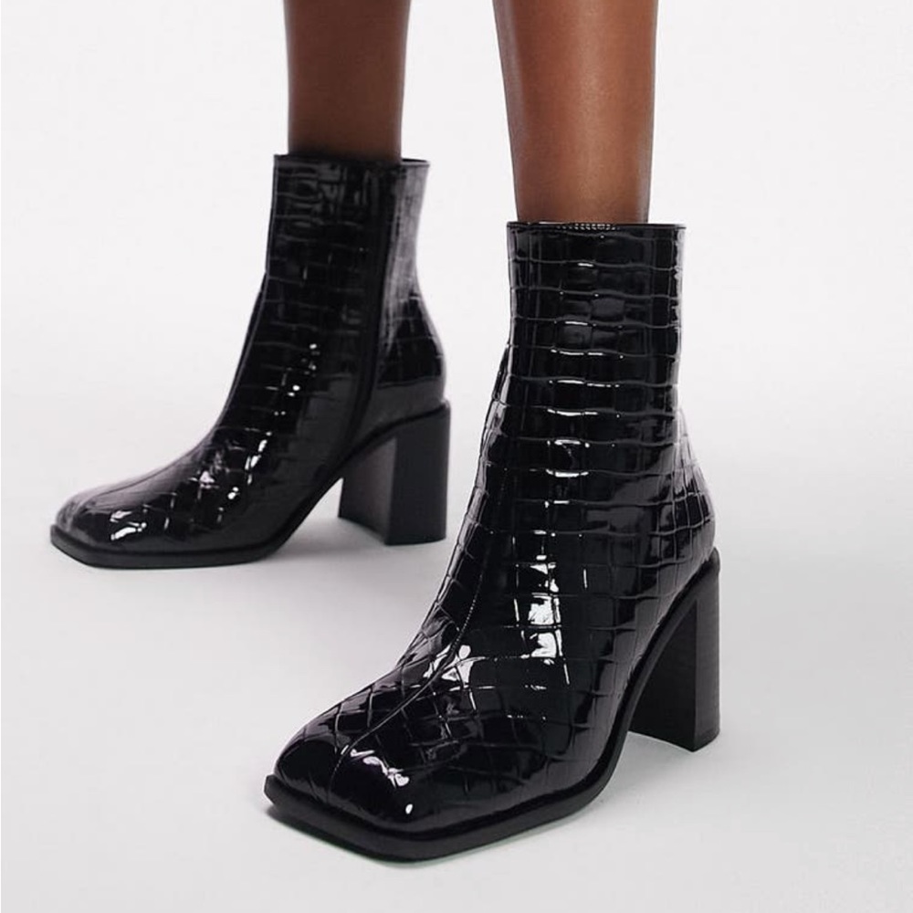 Topshop Mae block heel ankle boot - Picture 2 of 10